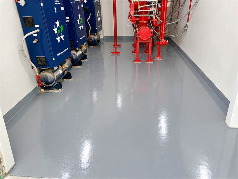 Digital Nanda Data Centre epoxy work 3